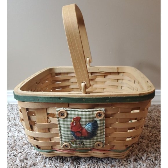 Unbranded Other - Rooster Weaved Handled Basket